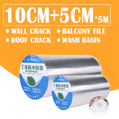 Aluminum Foil Butyl super strong pantapal sa bubong Tape Wall .